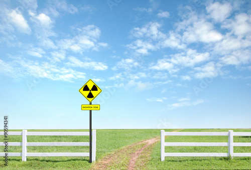 radiation warning symbol