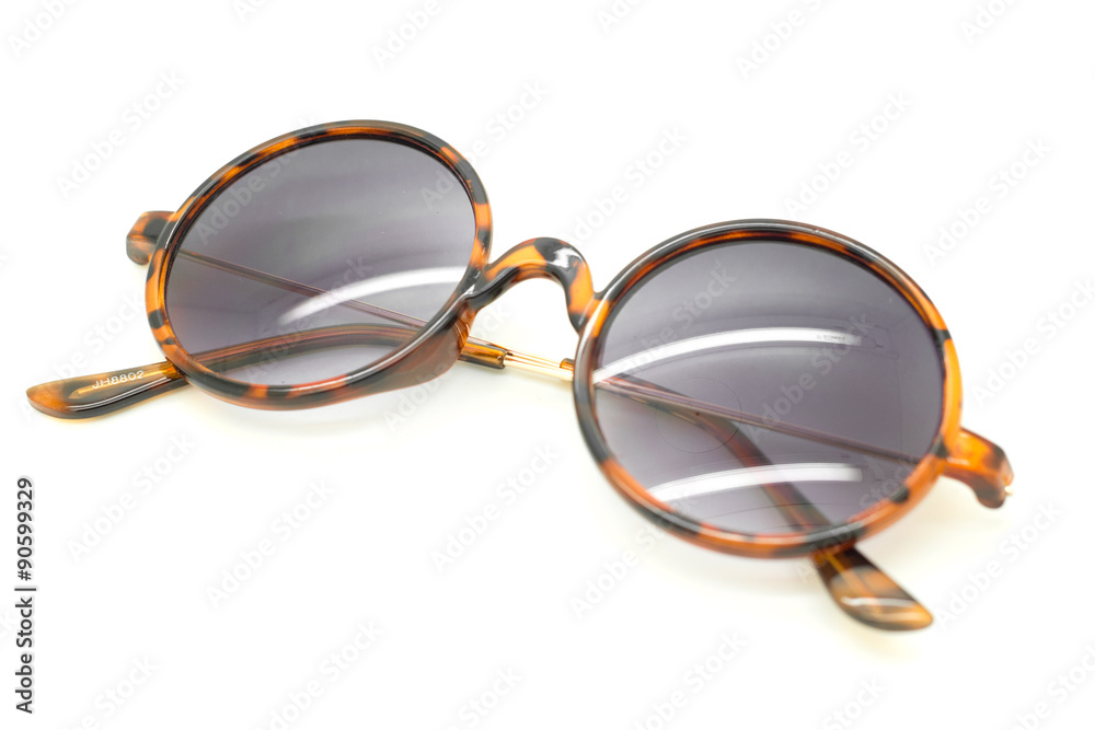 Isolated Sun glasses on a white. Isolated Sun glasses on a white.