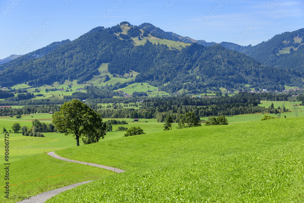 Blick auf den Mittagberg bei Immenstadt