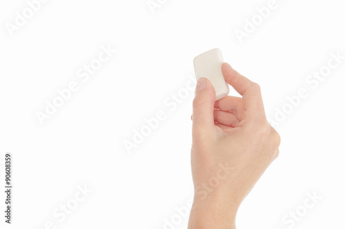 Cuadro en lienzo main femme gommant