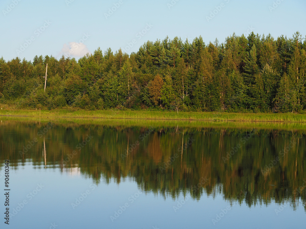 river in summer