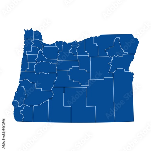 Map of Oregon