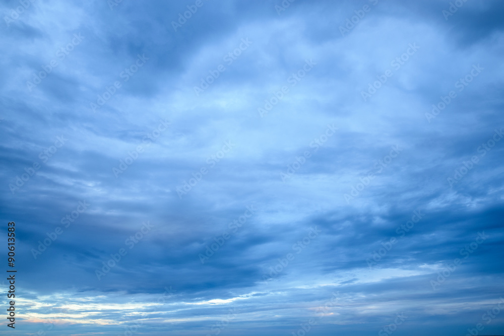 Obraz premium The evening sky