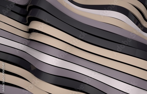 elastic multicolor waves background