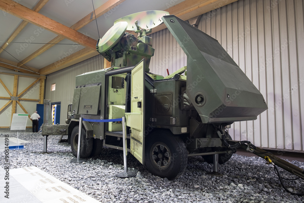 Mobile Militär Radaranlage