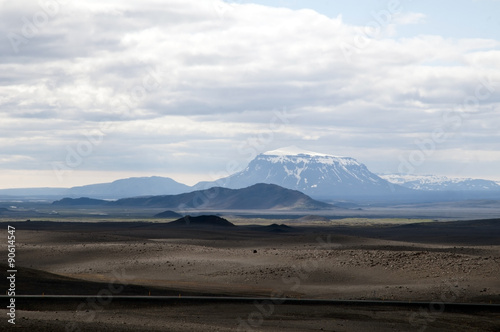 Mountain landscape in northern Iceland 