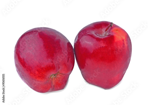 Apple red isolated whith background