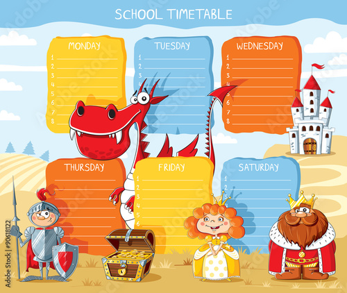 School timetable kingdom