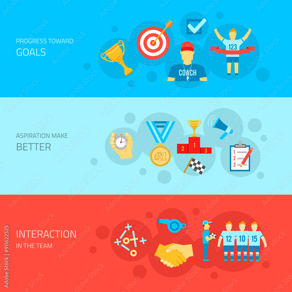Coaching Sport Banner Coaching Sport Banner