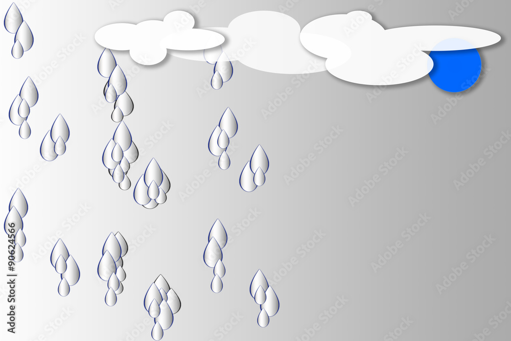 dimensional Raindrop Desktop Wallpaper with cloud dimensional Raindrop Desktop Wallpaper with cloud