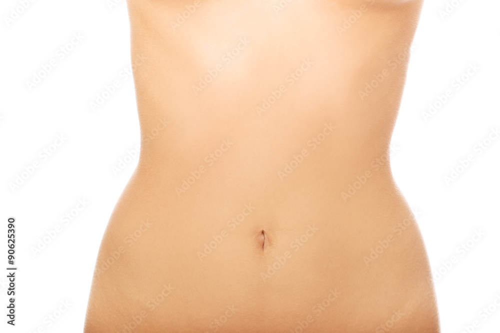 Woman's slim belly. Woman's slim belly.