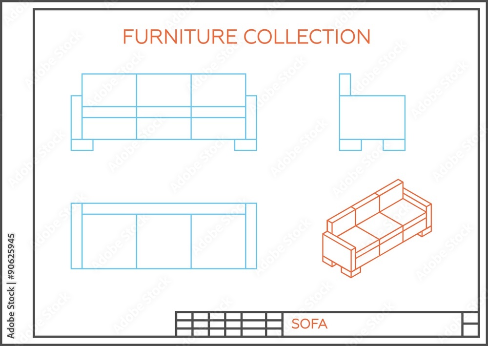 Sofa Stock Ilration Adobe