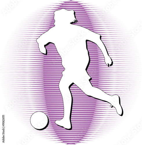 woman soccer player