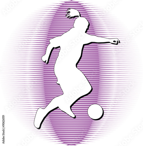 woman soccer player