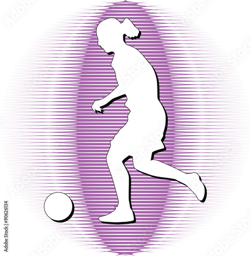 woman soccer player