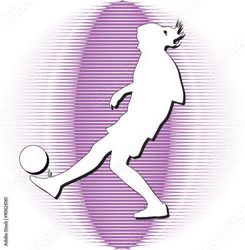 woman soccer player