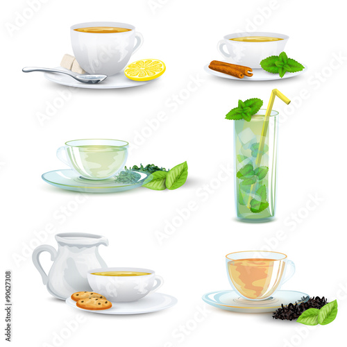Tea Icon Set