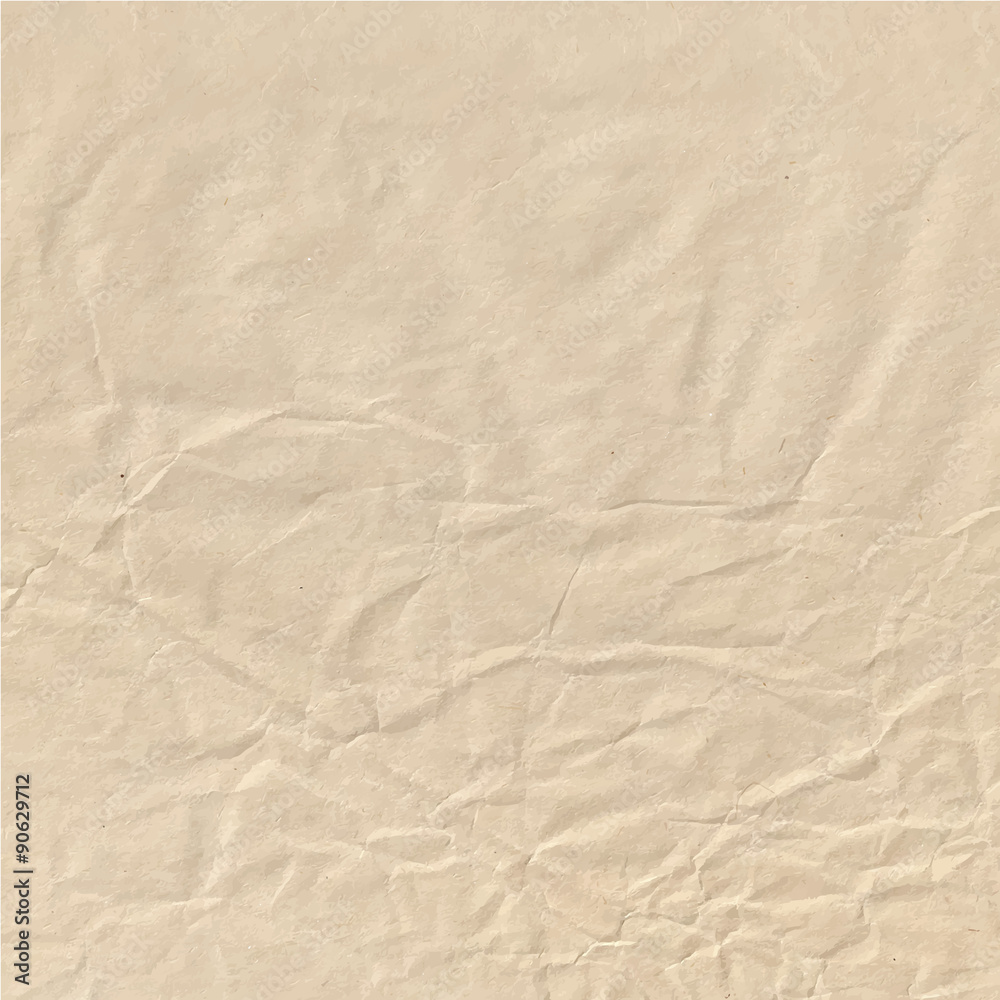 Obraz premium Crumpled paper sheet. Wrapping-paper texture.