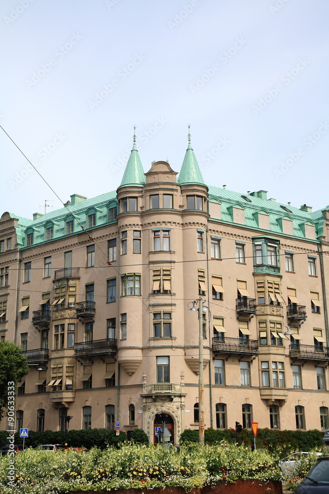 Obraz premium Corner house
