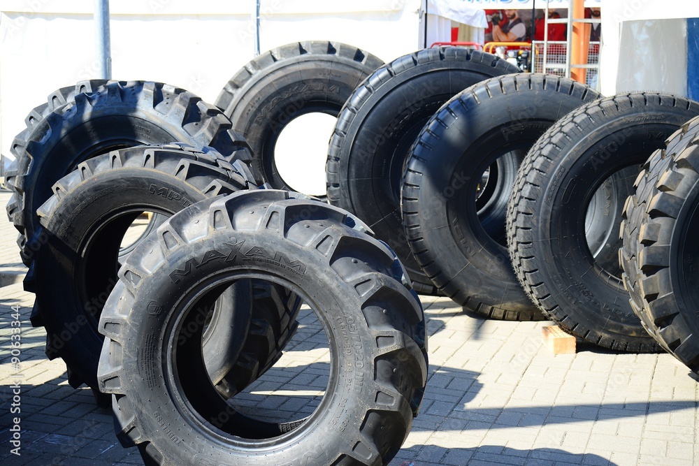Spring - begining of construction season in Vilnius city