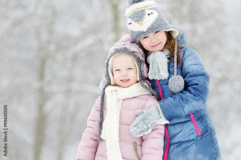 Two funny adorable little sisters winter park Two funny adorable little sisters winter park