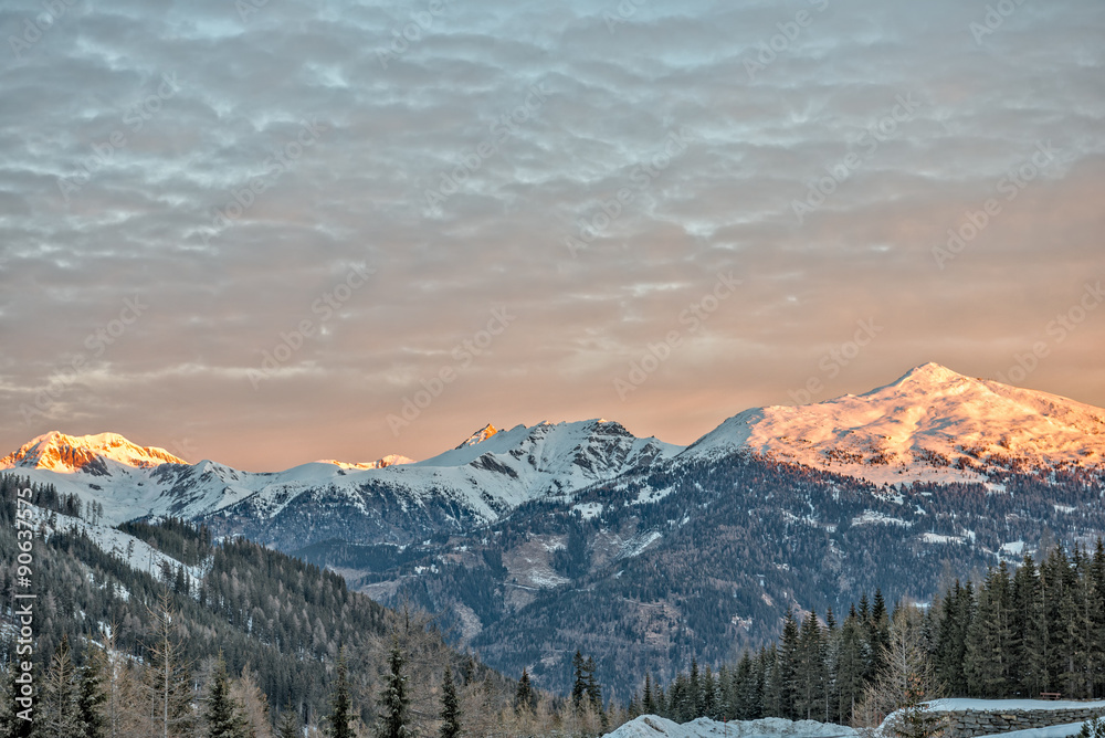 Sunrise in Austrian Alps