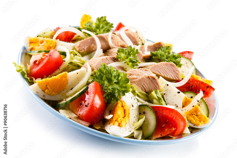 Tuna and vegetable salad Tuna and vegetable salad