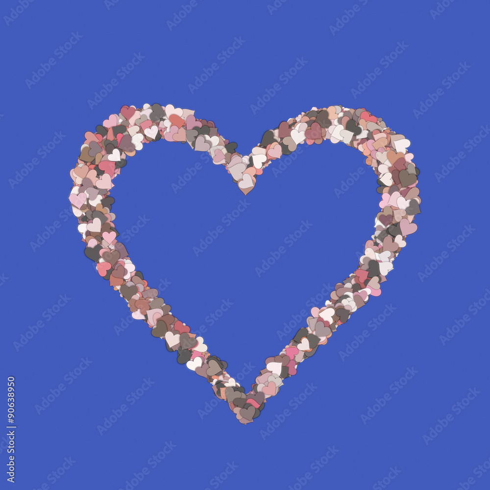 Obraz premium Love heart Valentine shape