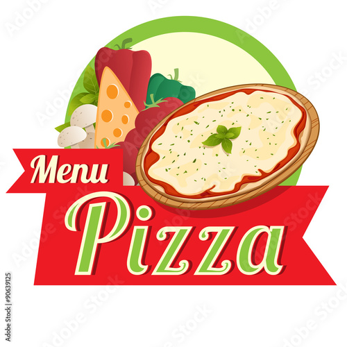 Menú pizza