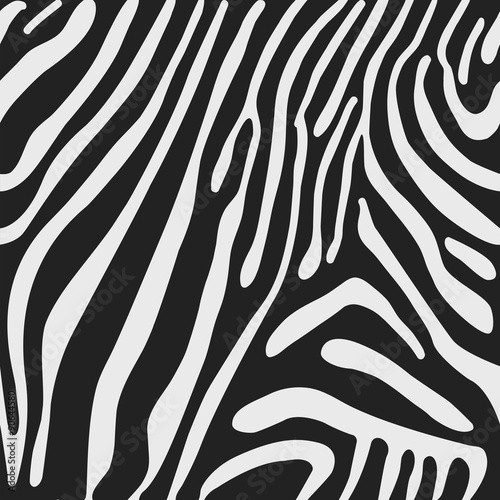 Seamless vector background with Zebra skin 