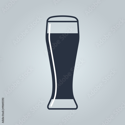 Linear icon of beer