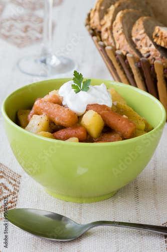 potato and carrot goulash