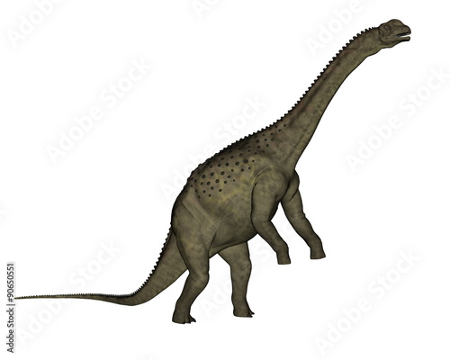 Fototapeta Naklejka Na Ścianę i Meble -  Uberabatitan dinosaur - 3D render