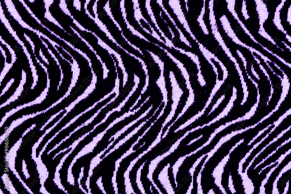 texture of fabric stripes tiger for background.