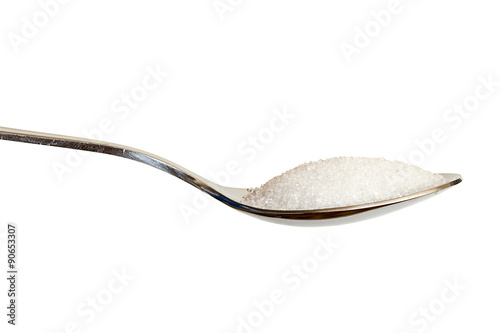 Zucker auf Kaffelöffel