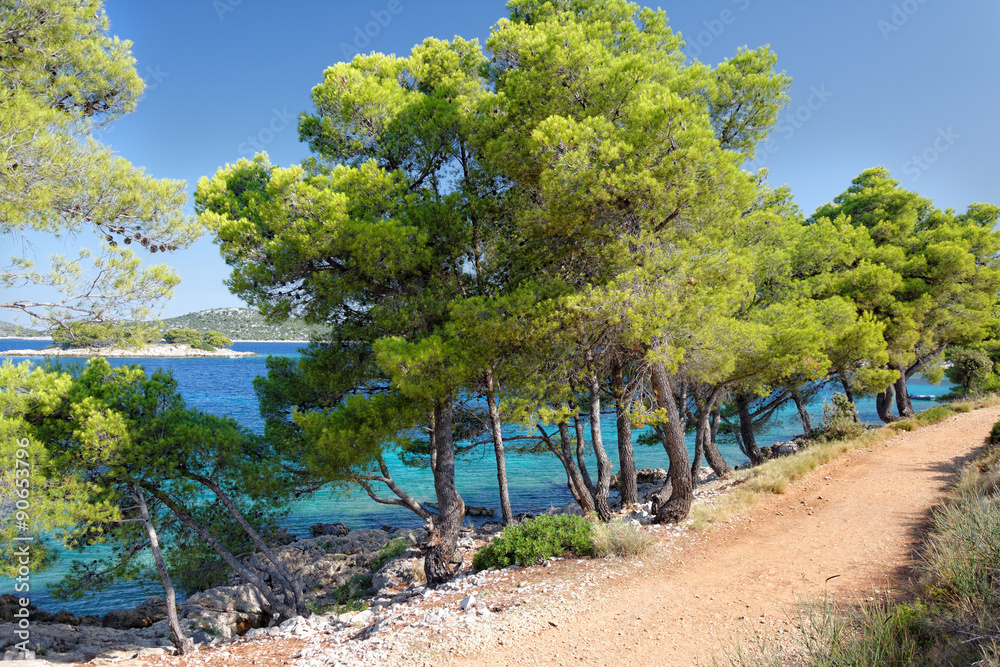 Fototapeta premium Chorwacja, Bilo, Grebastica