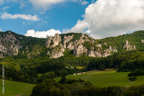 Góry Súľovské Skały - Sulov, Hradná, Bytca, Słowacja