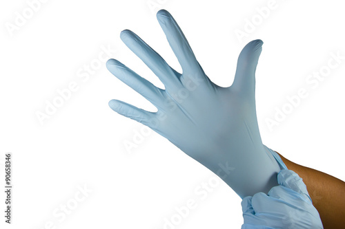 protective gloves isolated on white background © torsak