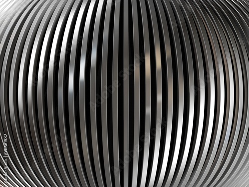White metal background with striped texture