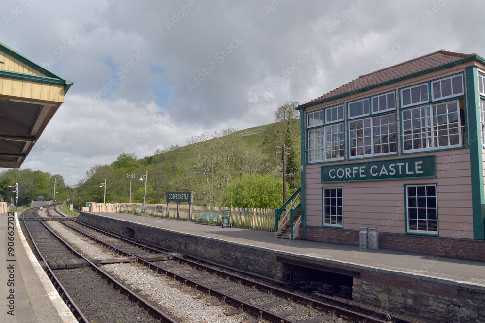 Railway station at Corfe, Dorset