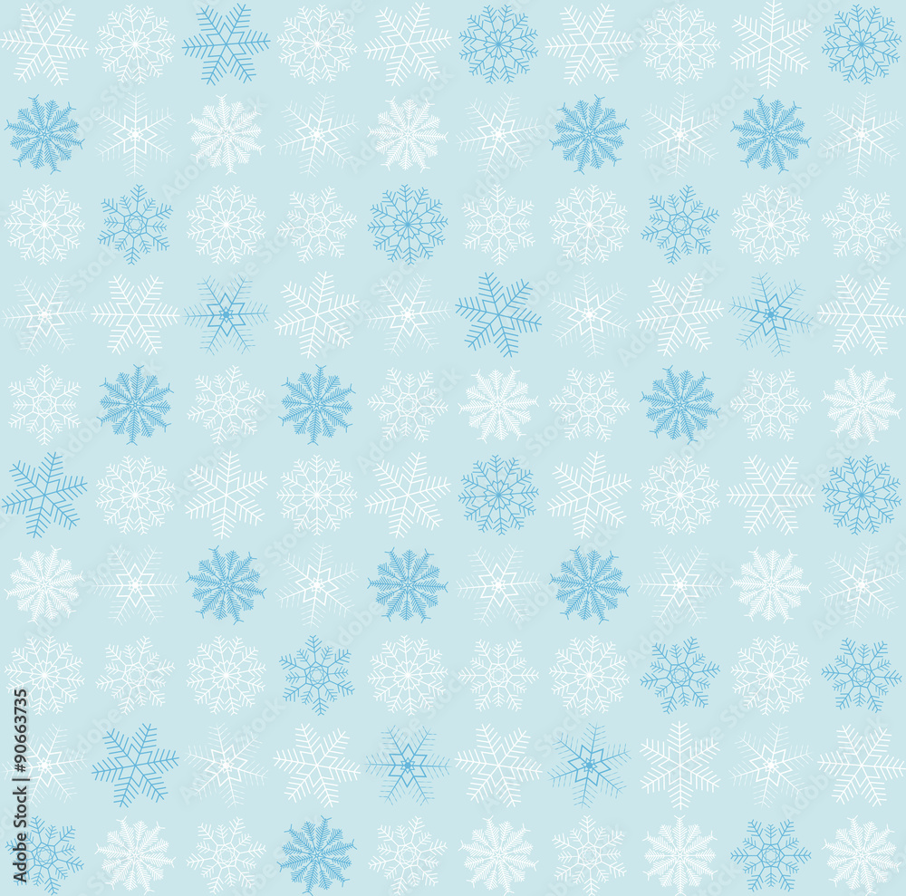seamless snowflake background