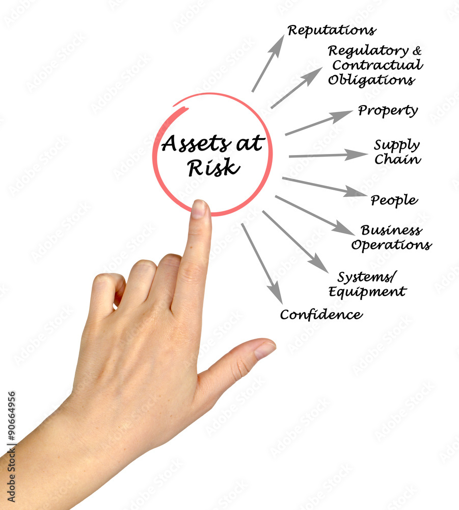 Fototapeta premium Assets at Risk