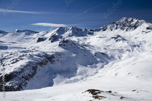Pointe de la Sana, Taleinschnitt ist Ruisseau du Charvet, Aussti photo
