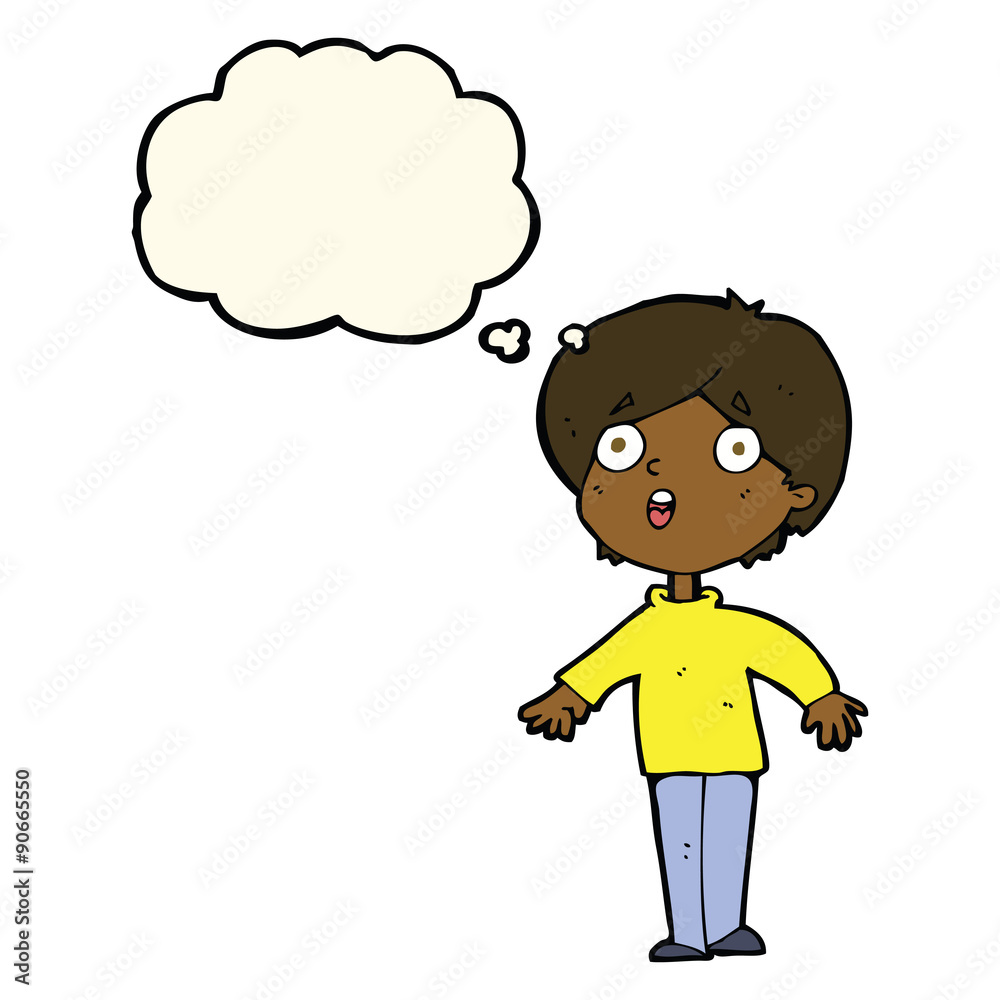 cartoon surprised man with thought bubble cartoon surprised man with thought bubble