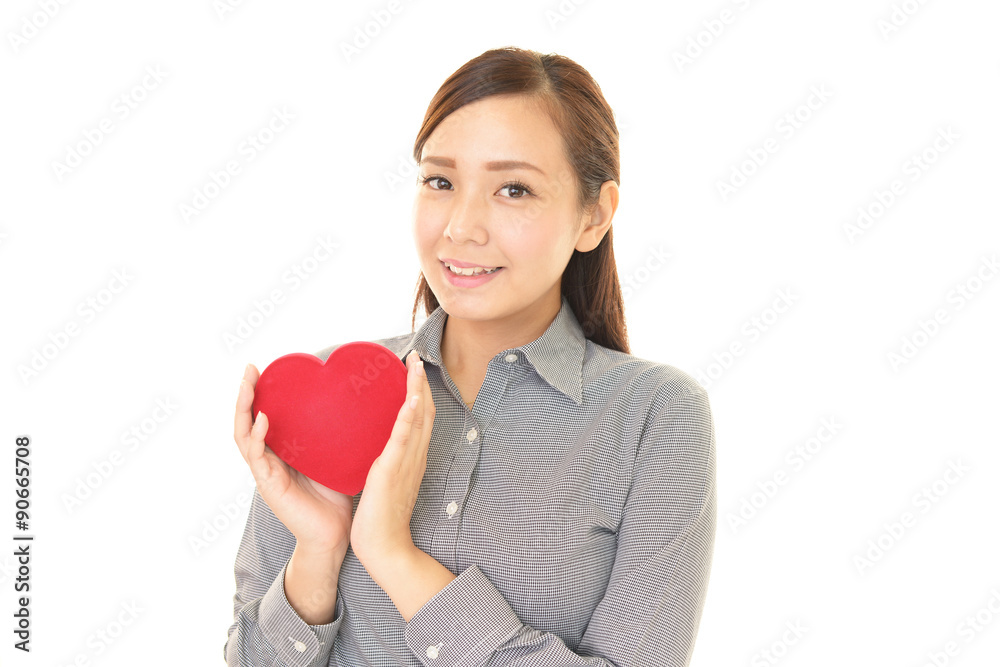 笑顔のOL 笑顔のOL