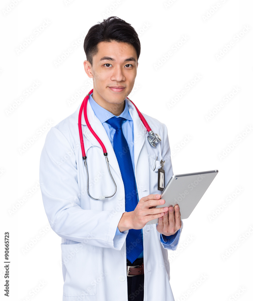 Doctor use of the tablet pc Doctor use of the tablet pc