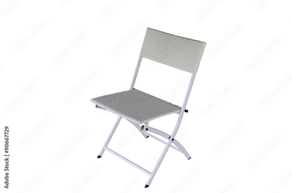 Fototapeta premium modern chair on white background with clipping path