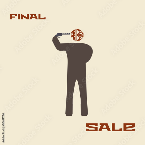 Final sale vector illustration.
