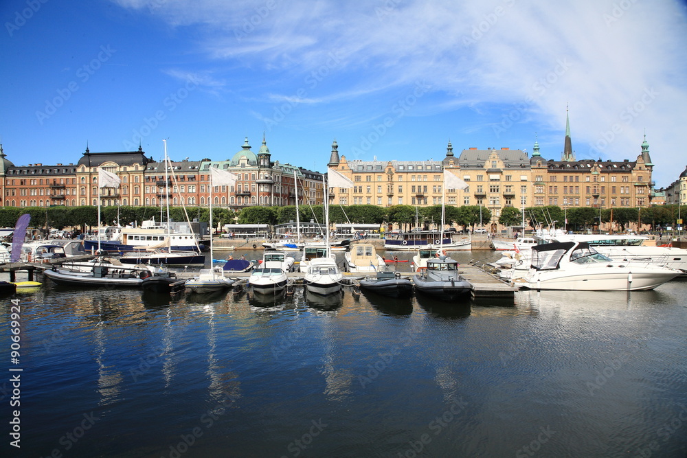 View of Strandvagen,Stockholm
