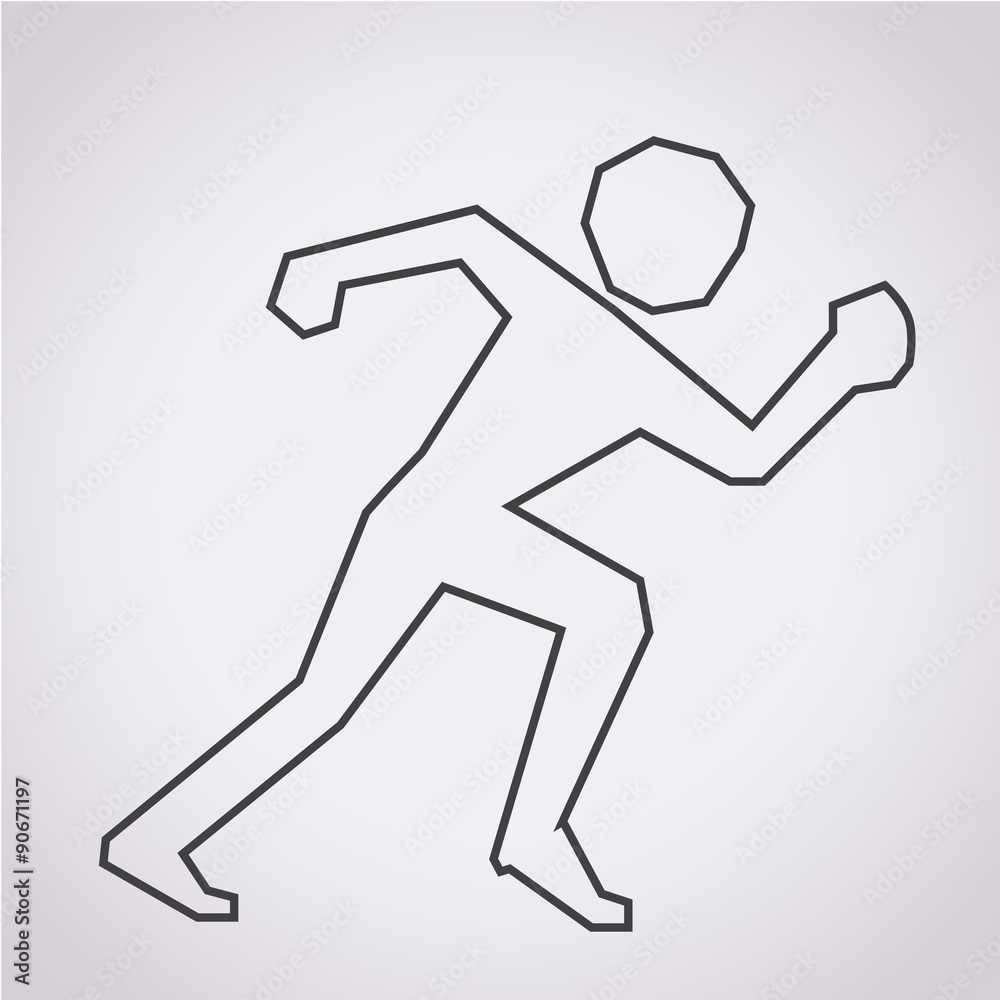 running  sport icon